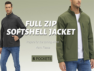 Soft Shell Jacket ng Lalaki – Hindi tinatablan ng tubig, Nakahinga at Handa nang Ipasadya